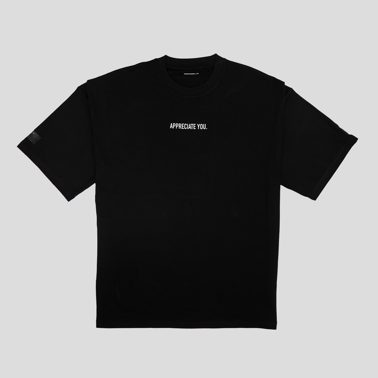 Bamboo Stretch Tee - Appreciate You BLACK