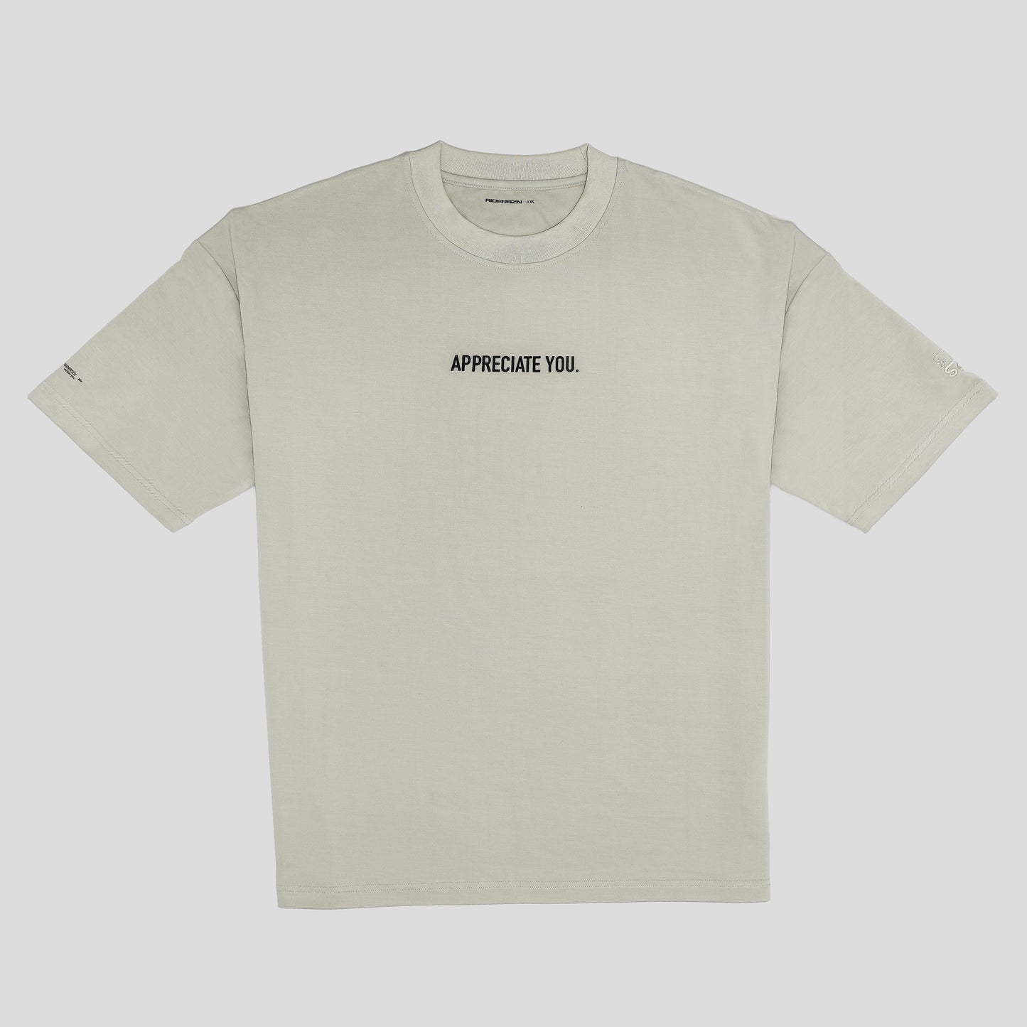 Bamboo Stretch Tee - Appreciate You STONE