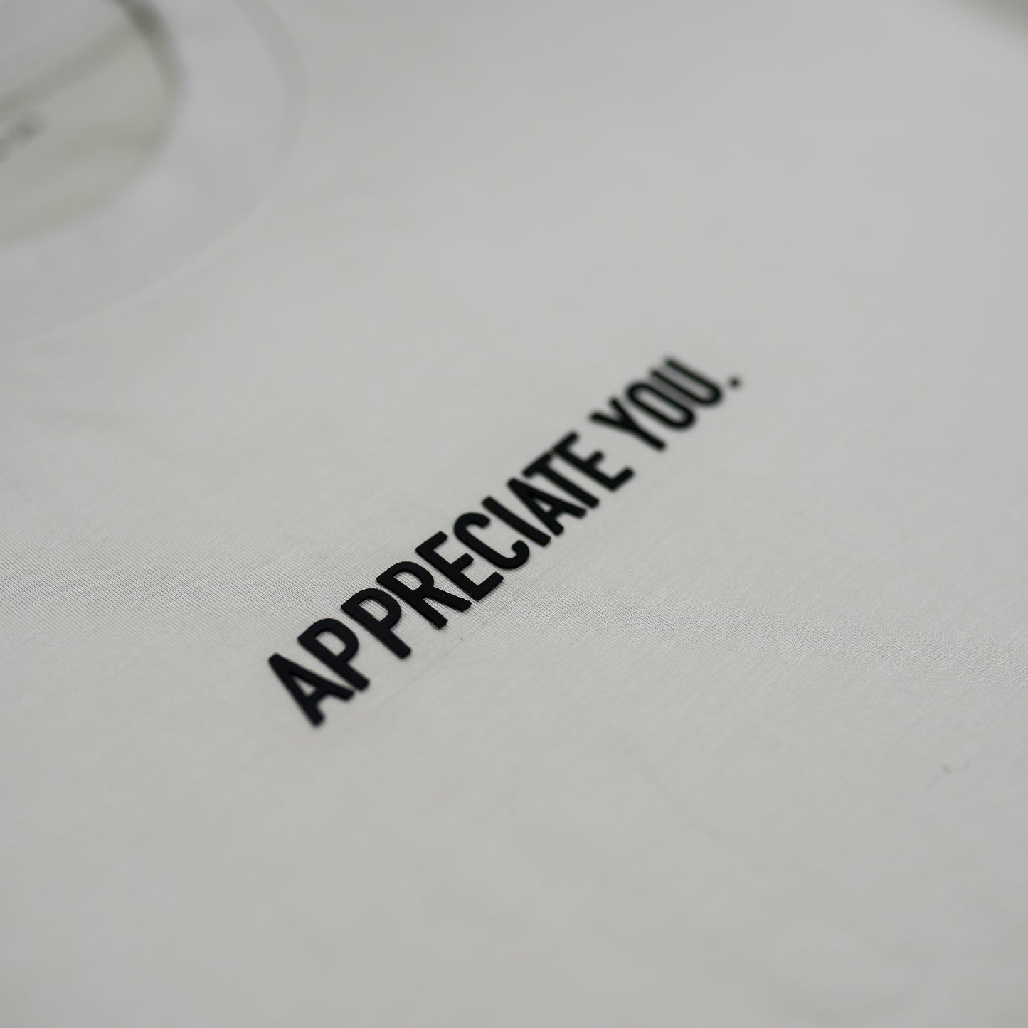 Bamboo Stretch Tee - Appreciate You STONE