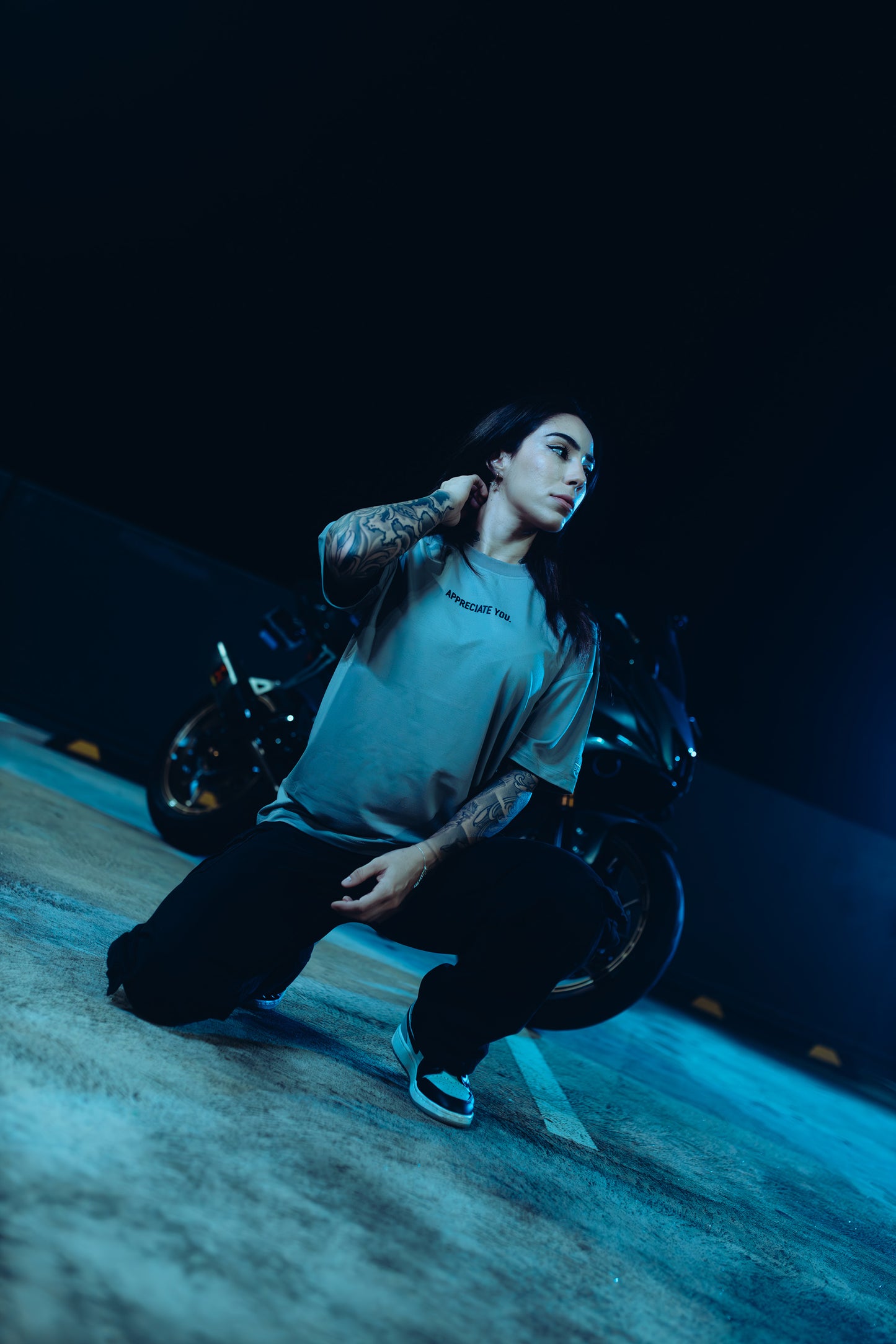 Bamboo Stretch Tee - Appreciate You TAUPE GREY