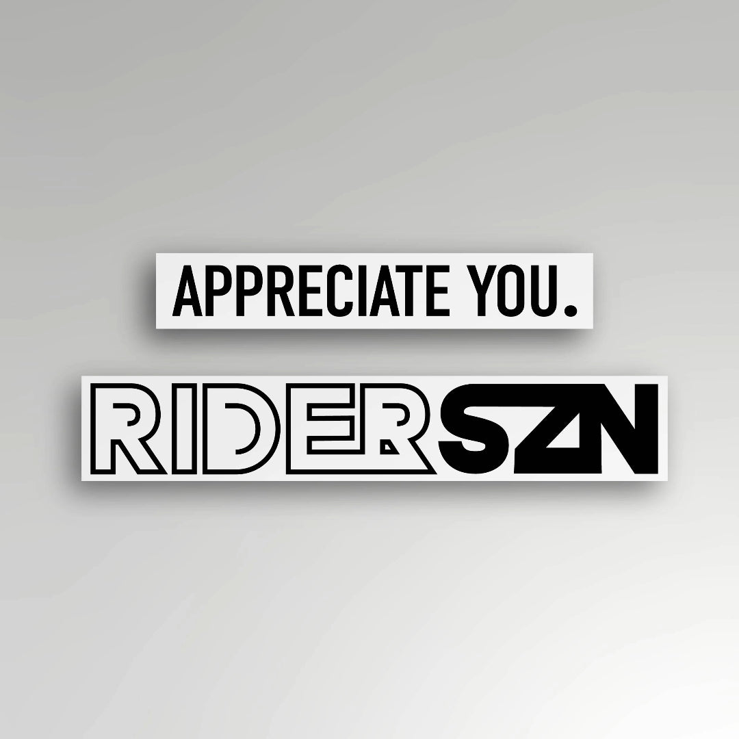 Rider SZN x Appreciate You Decal Pack