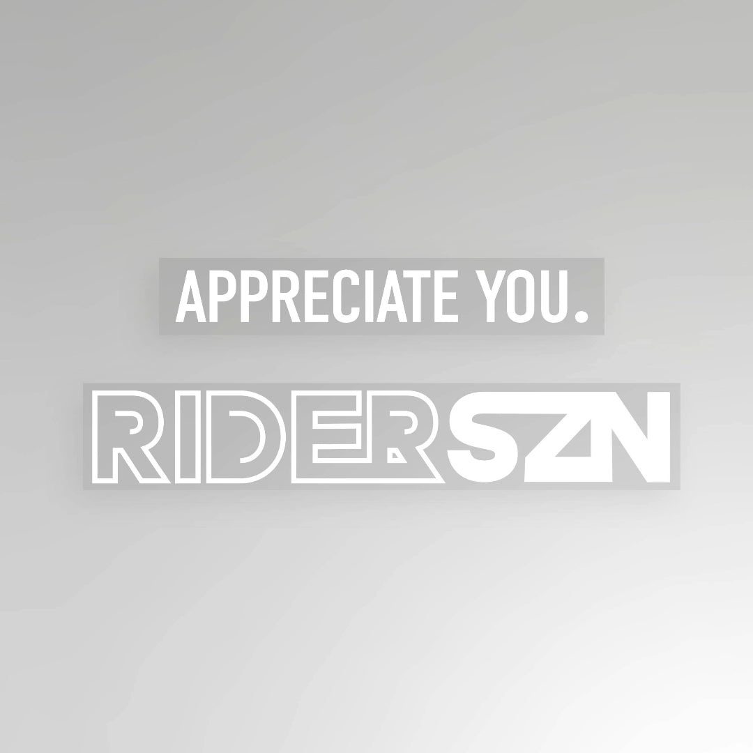 Rider SZN x Appreciate You Decal Pack