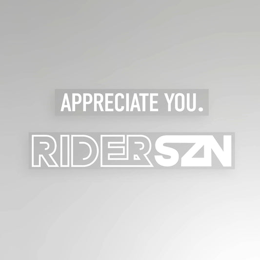 Rider SZN x Appreciate You Decal Pack