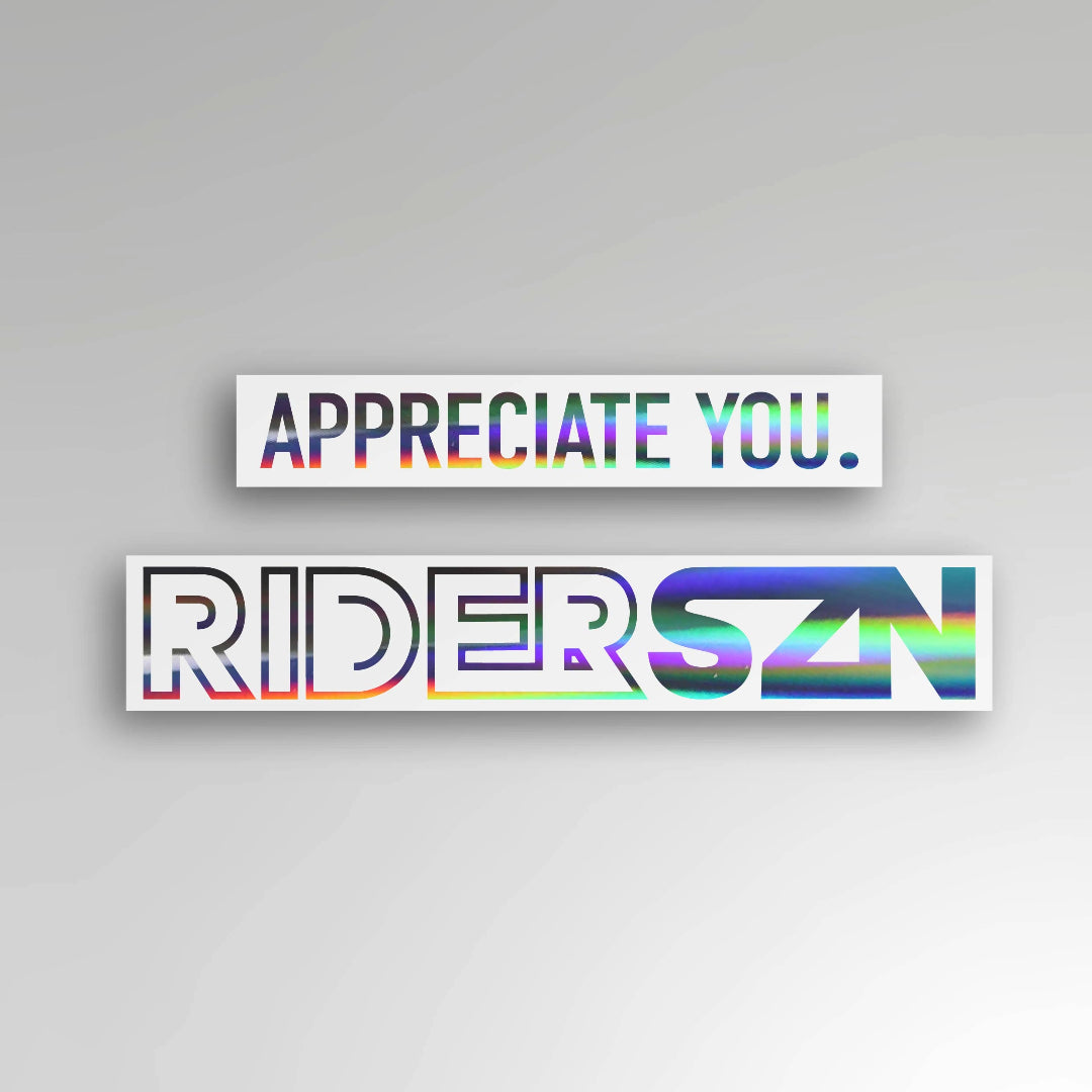 Rider SZN x Appreciate You Decal Pack