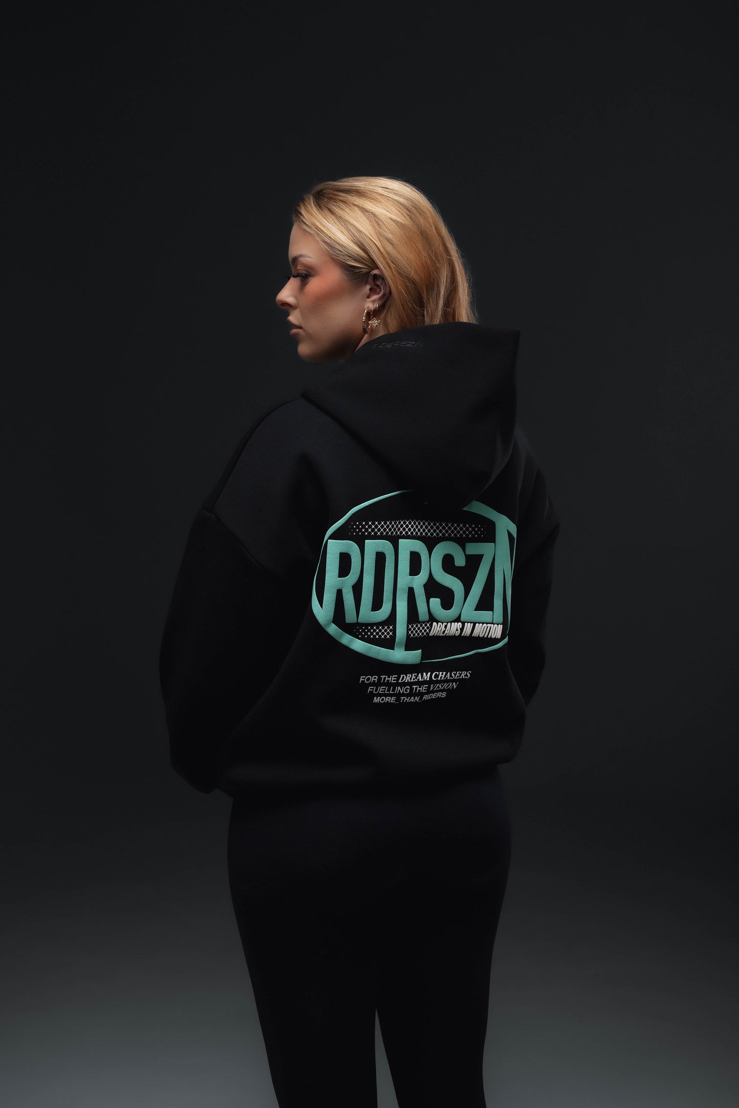 Off-Duty Hoodie - Dreams in Motion // TEAL