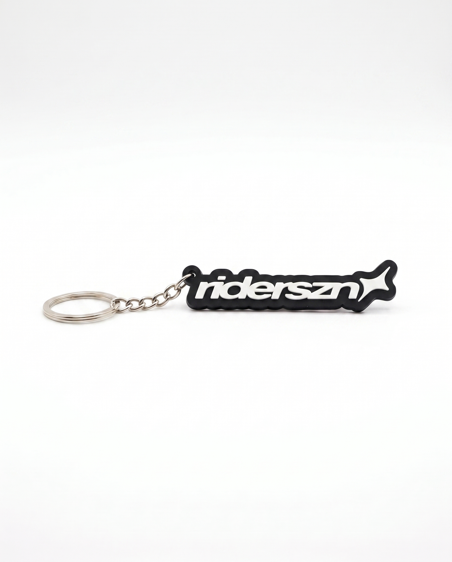 Riderszn star Rubber Key Chain - Black