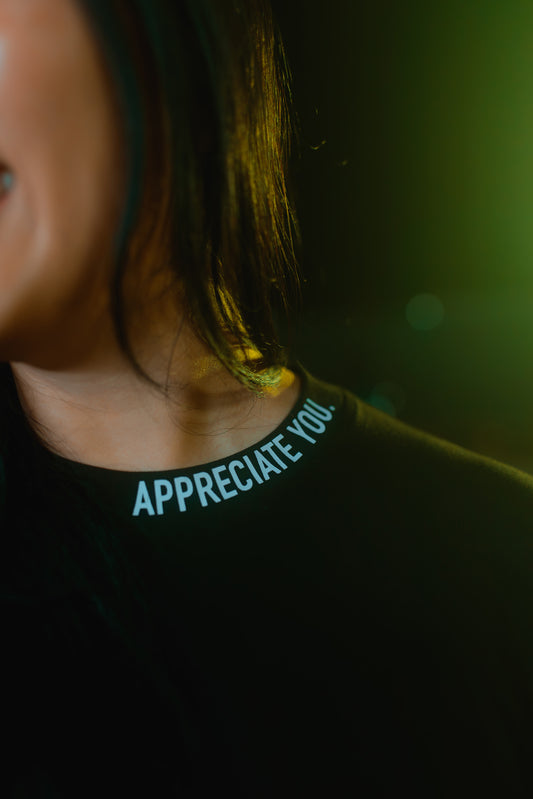 Bamboo Stretch Tee - Appreciate You Collar