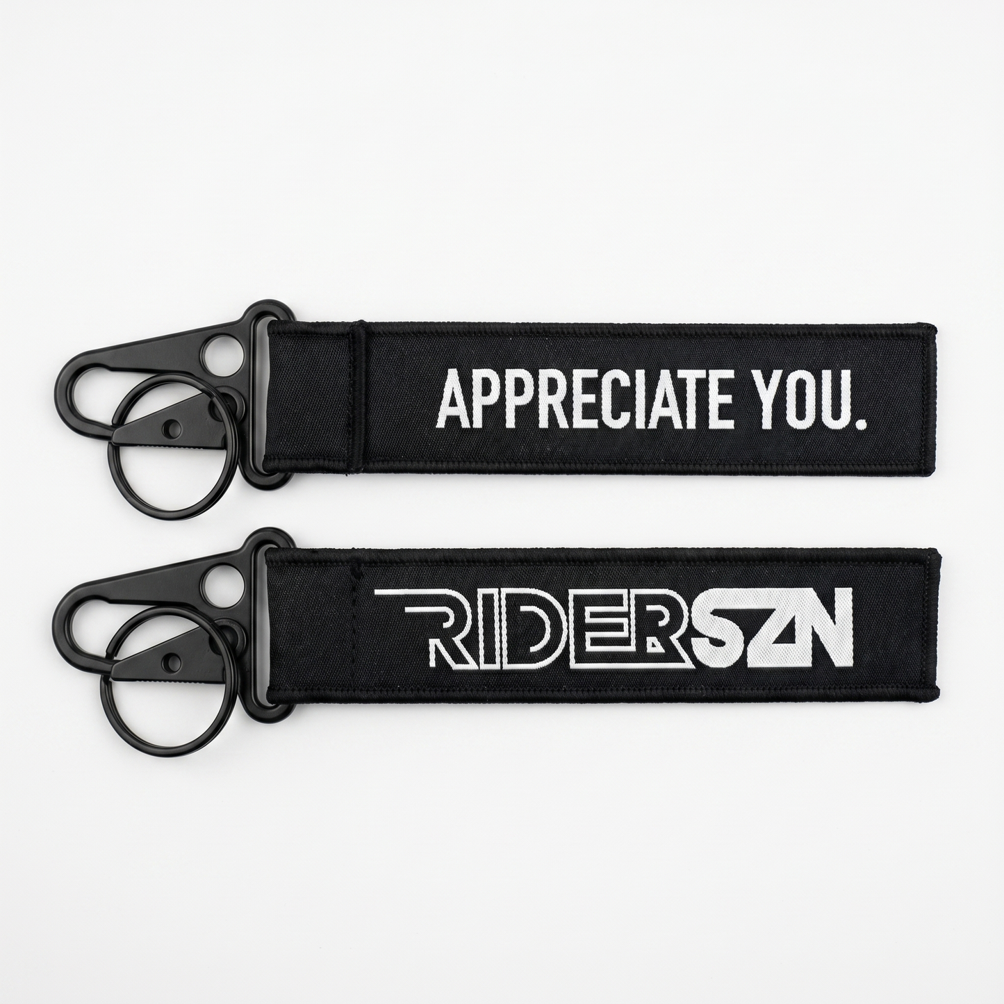 Riderszn Track Logo Flight Tag - Black