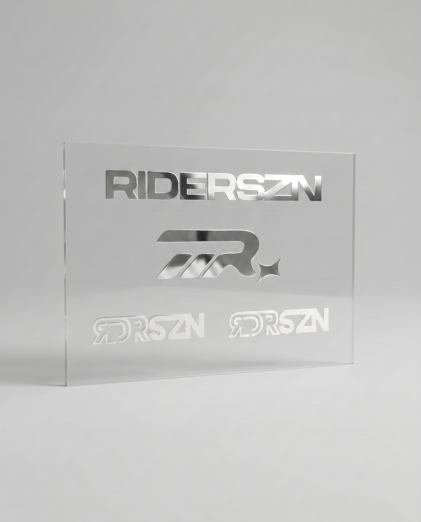 BOLD LOGO DECAL KIT (4PCS) | CHROME