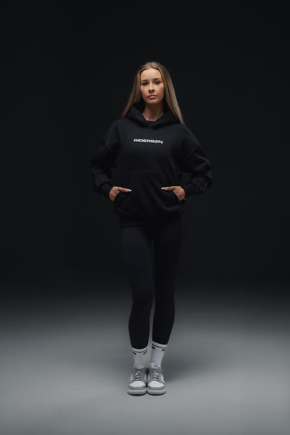 Off-Duty Hoodie - RiderSZN Classic // BLACK + GREY (PRE-ORDER)
