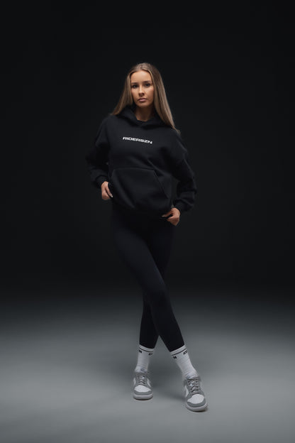 Off-Duty Hoodie - RiderSZN Classic // BLACK + GREY (PRE-ORDER)