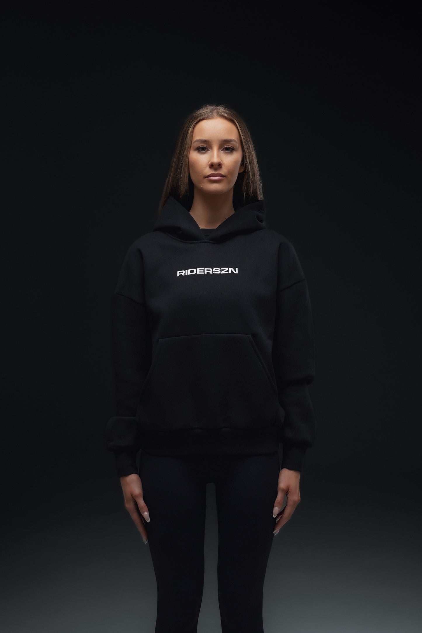 Off-Duty Hoodie - RiderSZN Classic // BLACK + GREY (PRE-ORDER)
