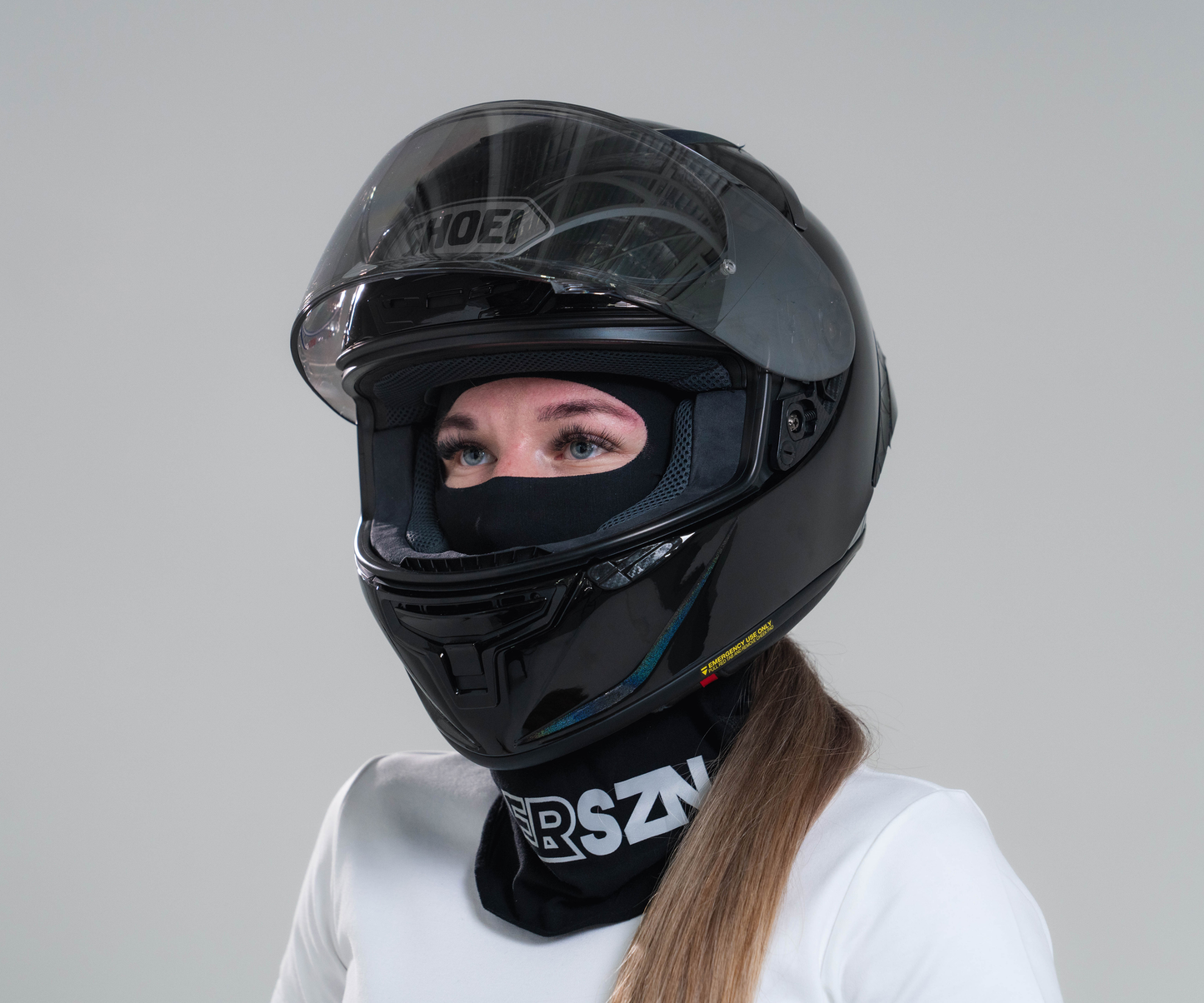 RIDER SZN Balaclava Female Helmet Fit