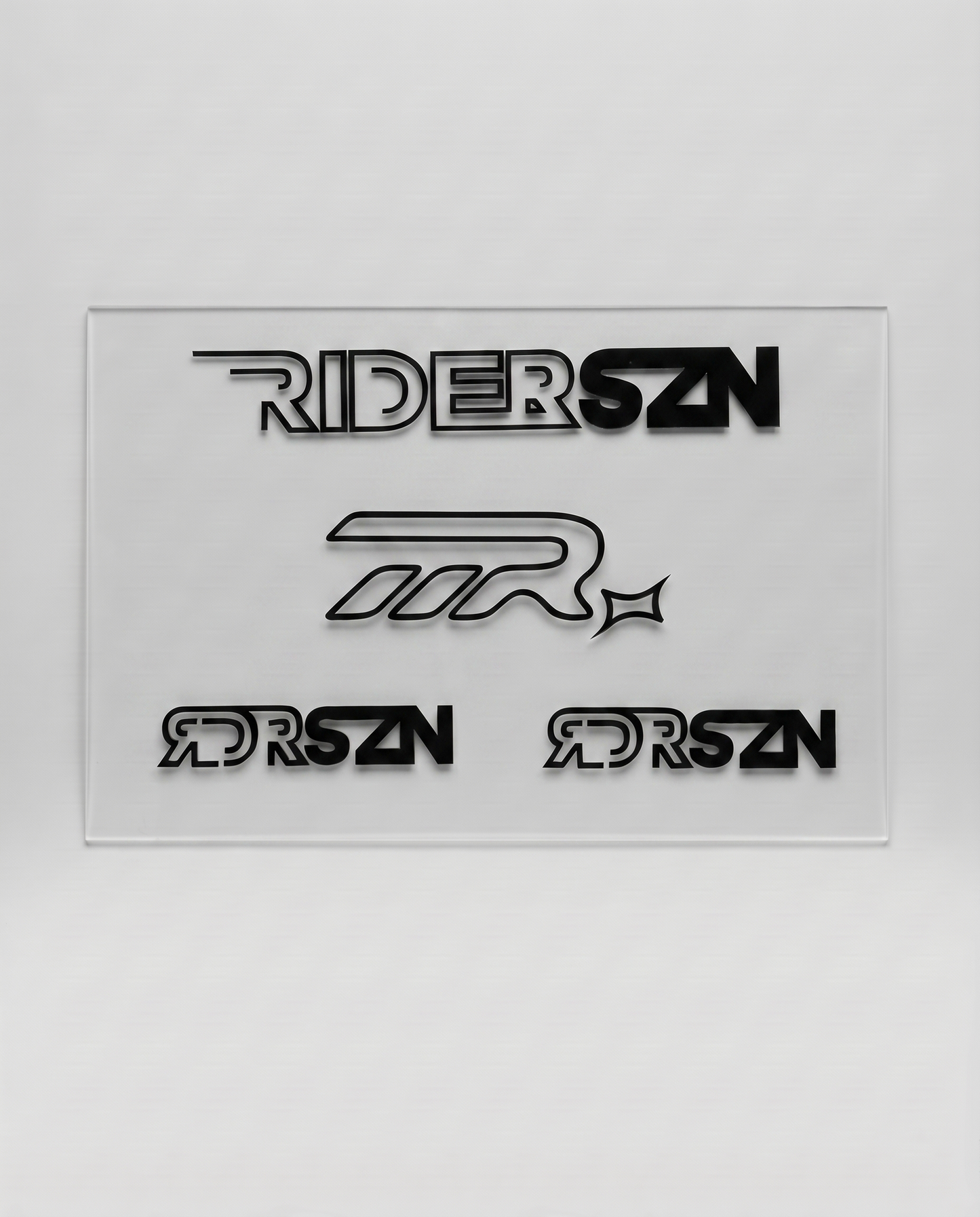 TRACK STYLE DECAL KIT (4PCS) - REFLECTIVE