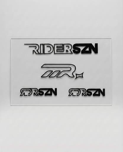 TRACK STYLE DECAL KIT (4PCS) - REFLECTIVE