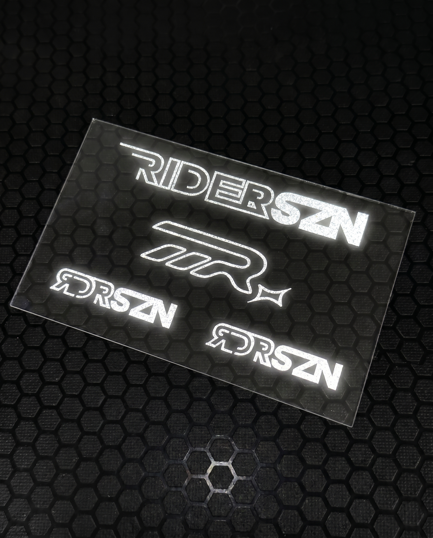 TRACK STYLE DECAL KIT (4PCS) - REFLECTIVE