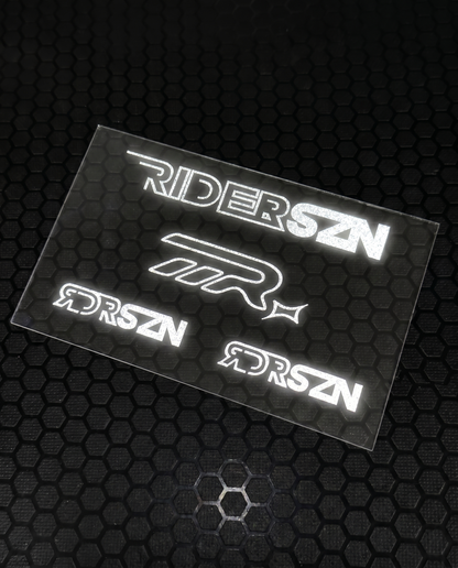 TRACK STYLE DECAL KIT (4PCS) - REFLECTIVE