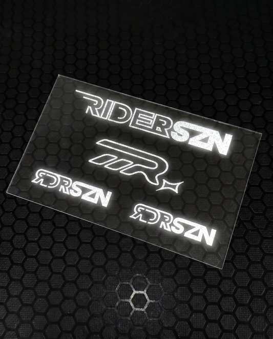 TRACK STYLE DECAL KIT (4PCS) - REFLECTIVE