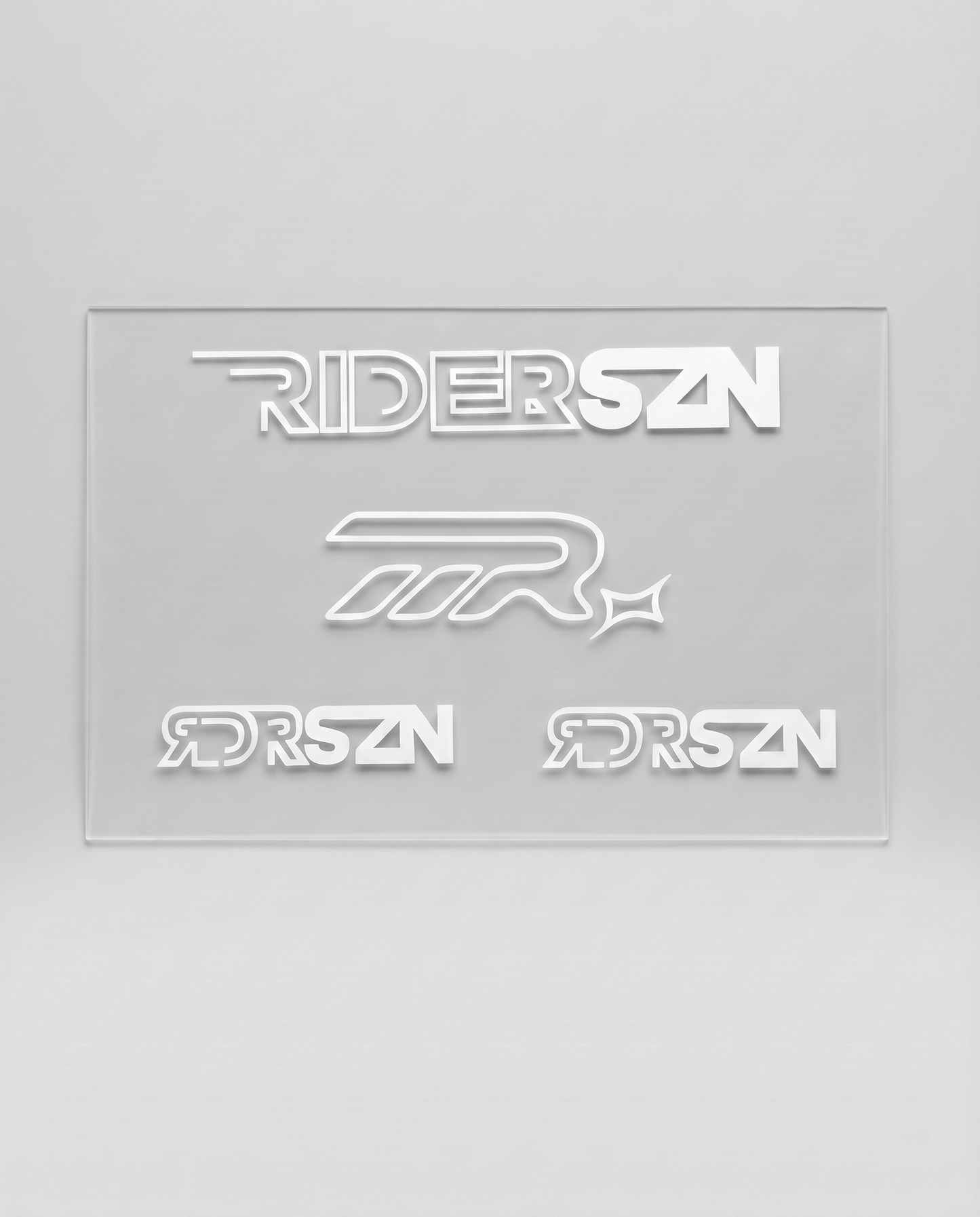 TRACK STYLE DECAL KIT (4PCS) - REFLECTIVE