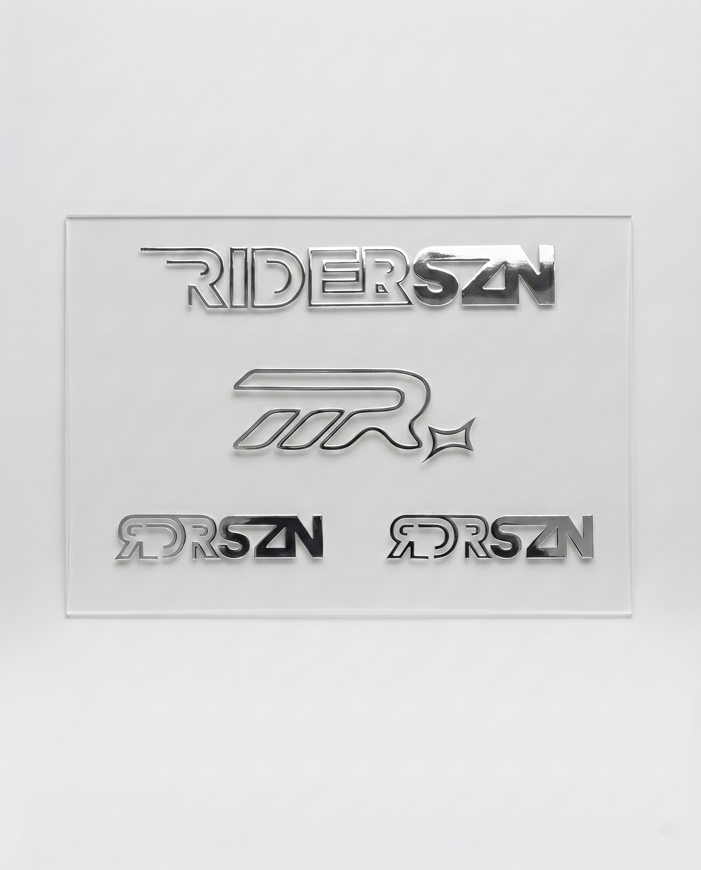 TRACK LOGO DECAL KIT (4PCS) | CHROME