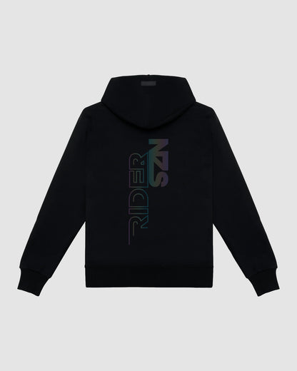 STORM Armoured Hoodie [Rear View] - DARK HOLO