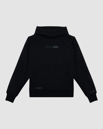 STORM Armoured Hoodie [Rear View] - DARK HOLO